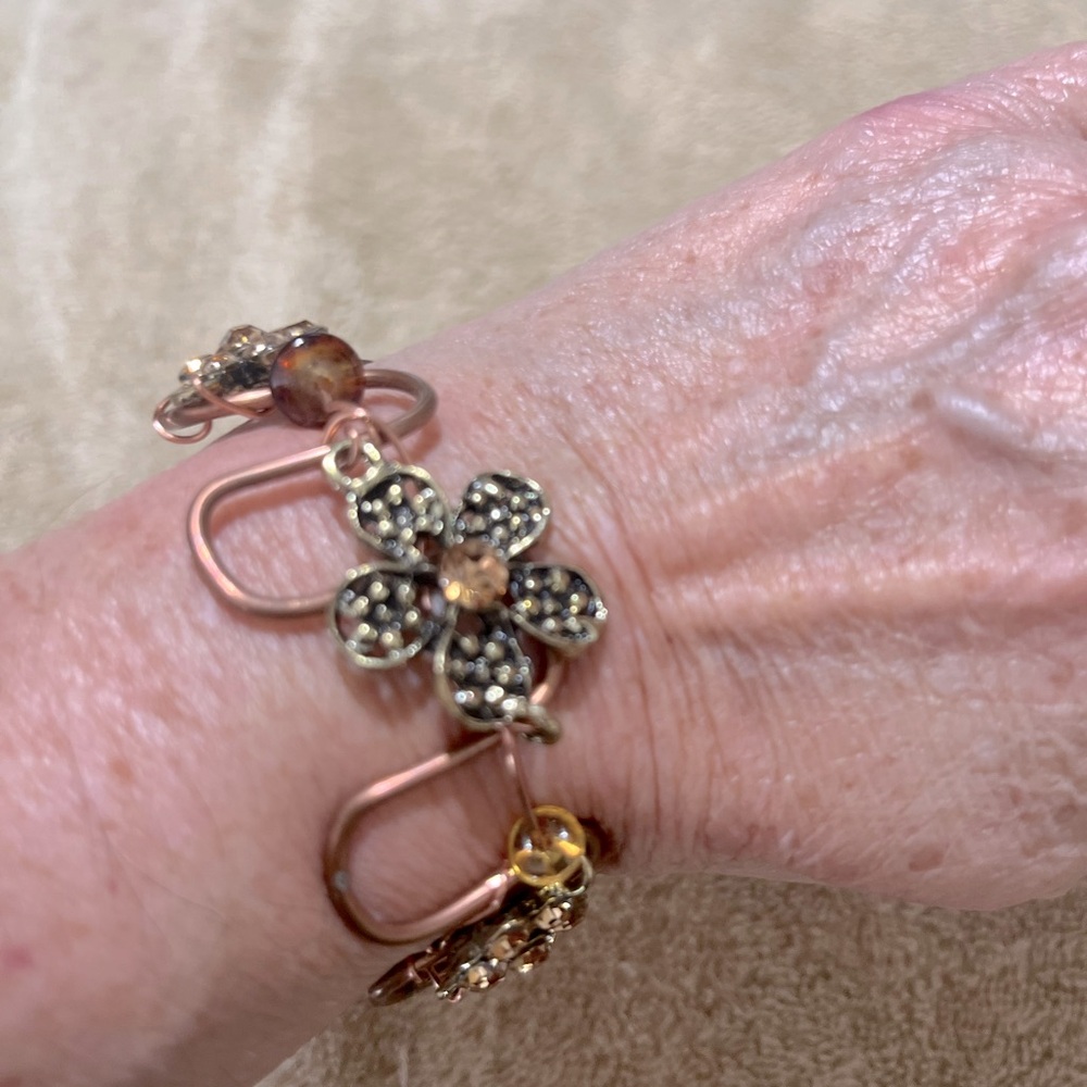 Copper wire bracelet